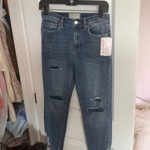 Free People Indigo Blue Jeans
